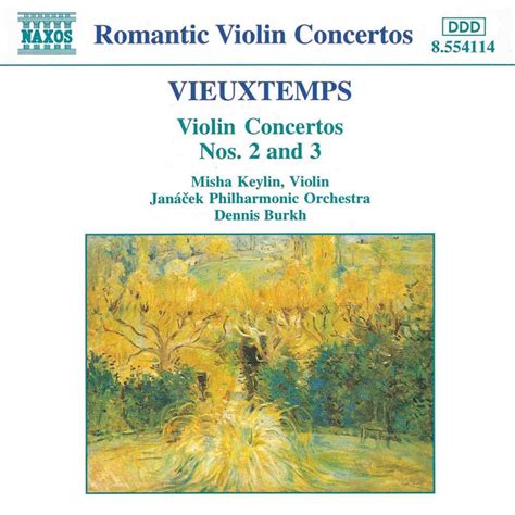 Amazon.com: Vieuxtemps: Violin Concertos 2 & 3: CDs & Vinyl