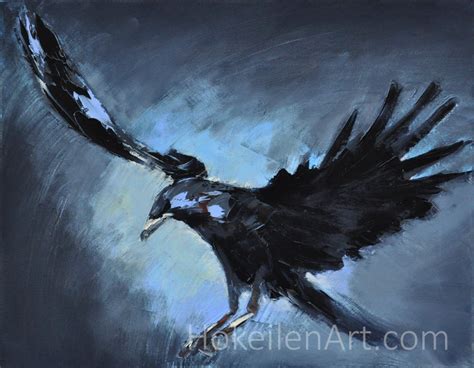 Painting Crows — Hokeilen Art