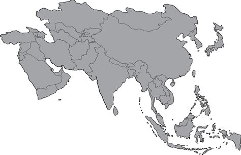 Asia Countries Coloring Page East Asia Map World Map - vrogue.co