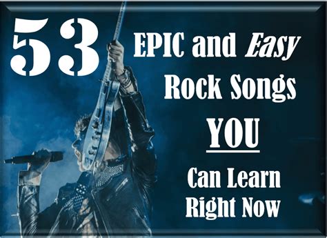 53 Epic and Easy Rock Guitar Songs You Can Learn Right Now