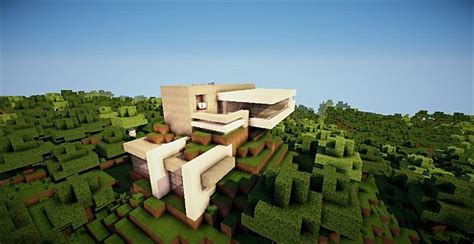 Modern Forest House Minecraft Project