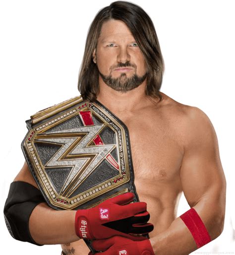 AJ Styles WWE Champion Transparent Background PNG Clipart, 45% OFF