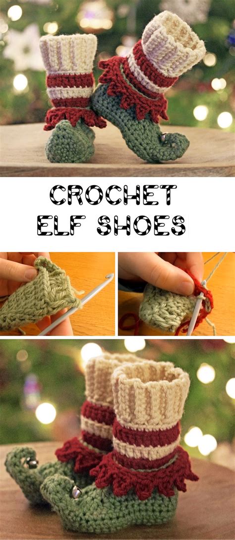 Crochet Christmas Elf Slippers – Design Peak