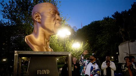 George Floyd Statue Vandalized in New York's Union Square - The New ...