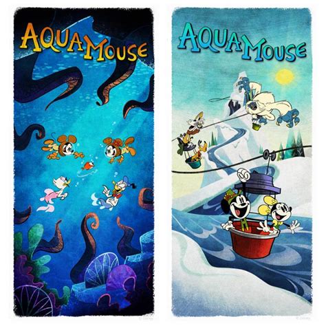 AquaMouse on the Disney Wish Will Rotate Between Two New Animated Shorts - Disney Cruise Line ...