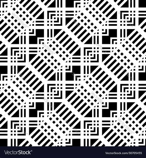 Design seamless monochrome grid pattern Royalty Free Vector