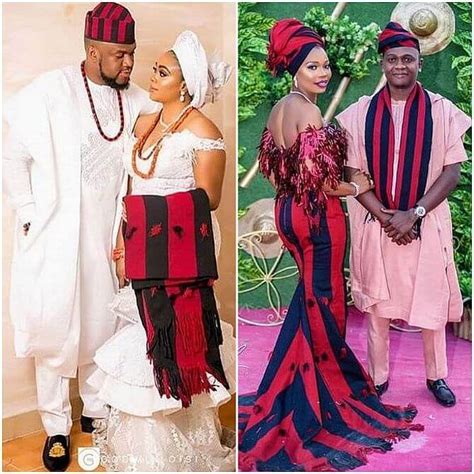 7 Beautiful Idoma Traditional Wedding Attire Styles for Couples - NaijaGlamWedding