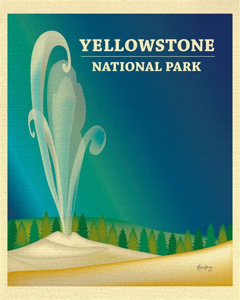 Yellowstone National Park wall art, print, poster, canvas – Loose Petals