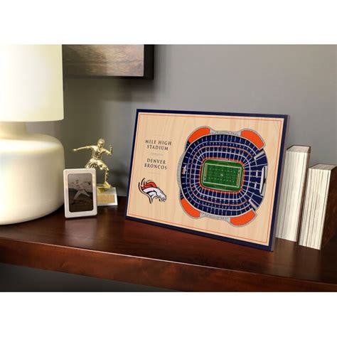 StadiumViews Denver Broncos 3D Stadium Display Youthefan 8-in H x 12-in ...