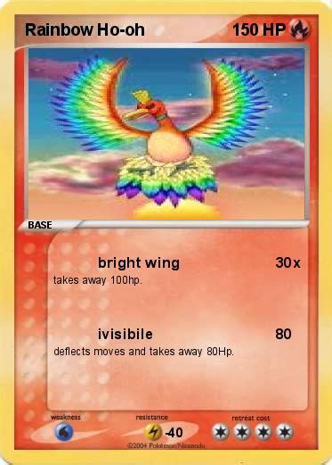 Pokémon Rainbow Ho oh - bright wing - My Pokemon Card