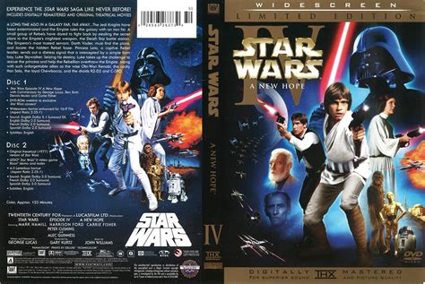 Star Wars New Hope Dvd Iv Wars Dvd Star Hope Episode Covers 1977 War ...