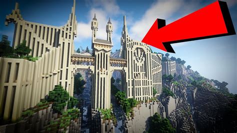 🔴 Building an EPIC Minecraft Castle into the Mountain Side!!! - YouTube