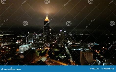 Nightlife Atlanta editorial photography. Image of downtown - 162775277