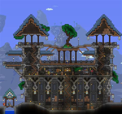 Castle : Terraria | Terraria house ideas, Terraria house design, Terraria castle