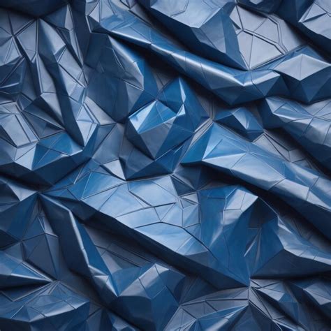 Premium Photo | Blue geometric background