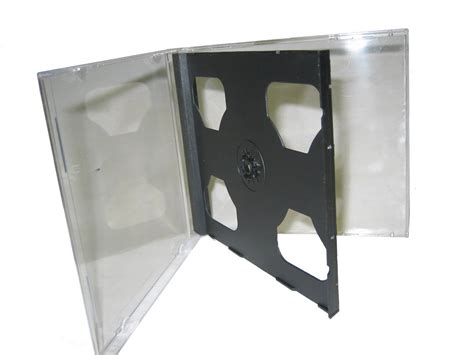 1200 NEW HIGH QUALITY 10.4MM DOUBLE CD JEWEL CASES W/ BLACK TRAY, 2CD | eBay