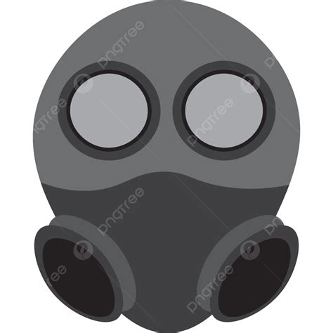 Gas Mask Icon Vector, Gas Mask Icon, Respirator Symbol, Protective ...