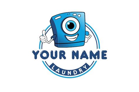 Premium Vector | Laundry logo design