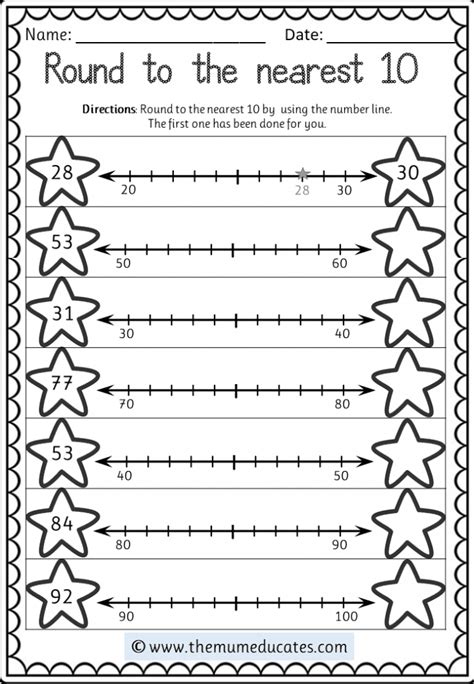 Rounding numbers - Free Worksheets, Rules and Posters - The Mum Educates