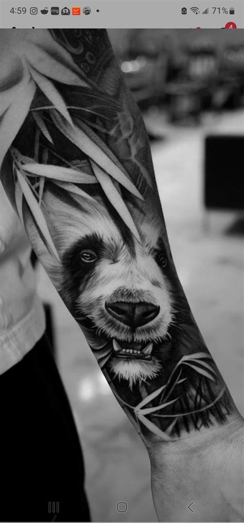 Pin by Josh Andres on Panda | Panda tattoo, Bear tattoos, Panda bear ...