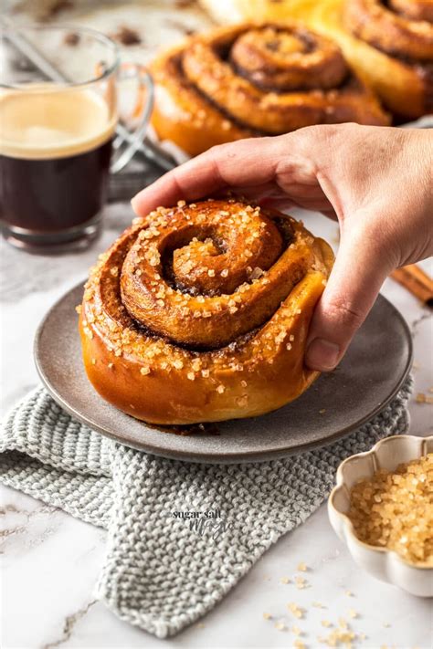 Jumbo Swedish Cinnamon Buns - Sugar Salt Magic