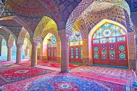 Enjoy Islamic Architecture of Nasir Ol-Molk Mosque in Shiraz, Ir Editorial Photo - Image of ...