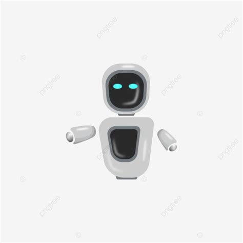 White 3d Chatbot Robot Vector, Chatbot, Chatbot Icon, Robot PNG and Vector with Transparent ...