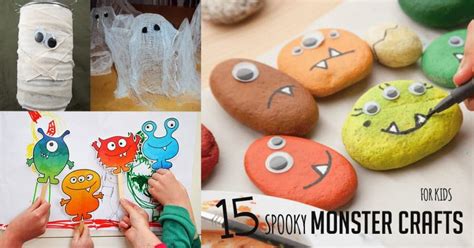 15 Spooky Halloween Monster Crafts for Kids | HOAWG