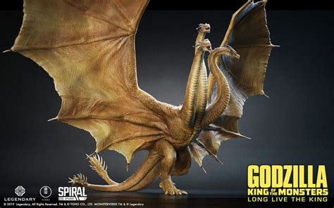 ArtStation - King Ghidorah Statue. Teaser, Vlad Konstantinov | Statue, Godzilla, Godzilla vs ...