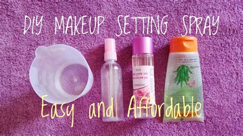 Homemade Makeup Setting Spray | Saubhaya Makeup