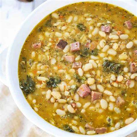 Smoked Ham and White Bean Stew with Kale | How To Feed A Loon