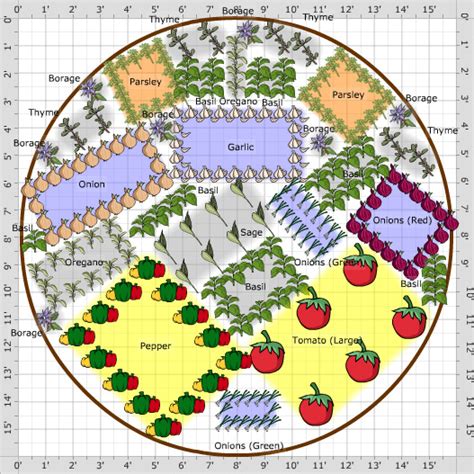 Garden Plan - Pizza Garden