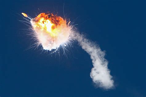 Rocket 'ended' in fiery explosion over the Pacific Ocean