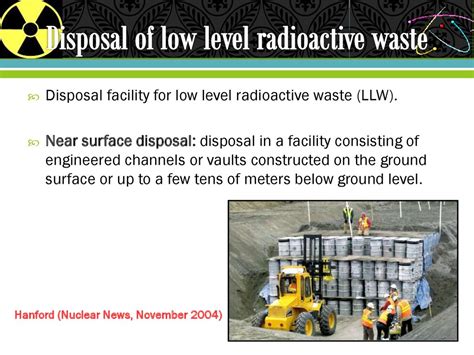 Disposal of radioactive waste - online presentation