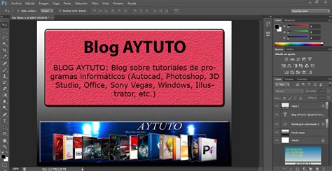 Modificar un texto en PHOTOSHOP - AYTUTO Blog