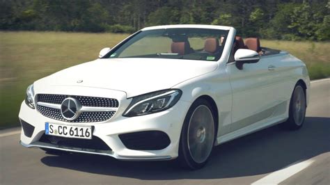 Mercedes C 300 Cabriolet Diamond White Bright - Design - YouTube