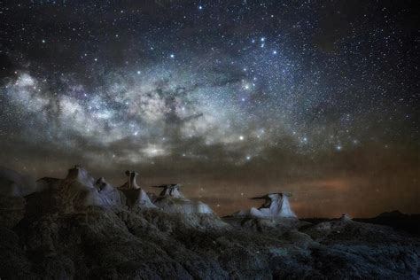 Amazing Night at Bisti Badlands Photograph by Alex Mironyuk - Fine Art America