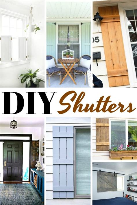 DIY Shutters for Your Home House Decor Design Exterior