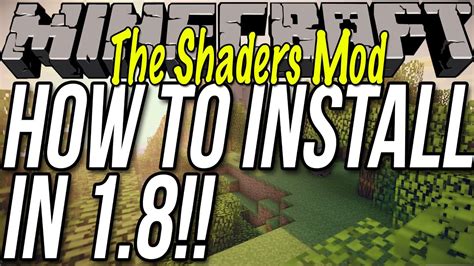 How to use shaders in minecraft - spjza