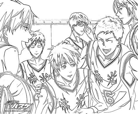 Kuroko No Basket Players Coloring Pages