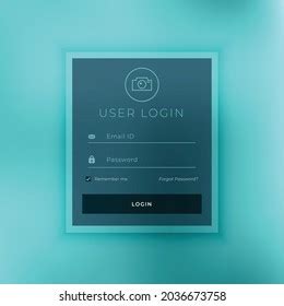 Modern Login Page Template Design Stock Vector (Royalty Free) 2036673758 | Shutterstock
