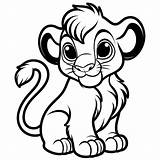 Coloriage Le Roi Lion 2  Dessin Gratuit à Imprimer sketch template