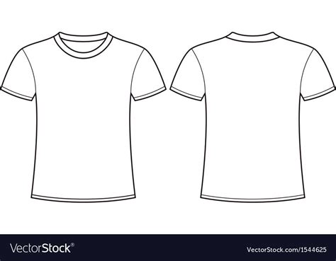 Blank t shirt template front and back 2021