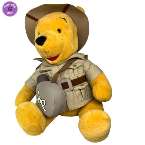 WALT DISNEY SAFARI Winnie the Pooh Bear Plush 22" Stuffed Bear Animal ...