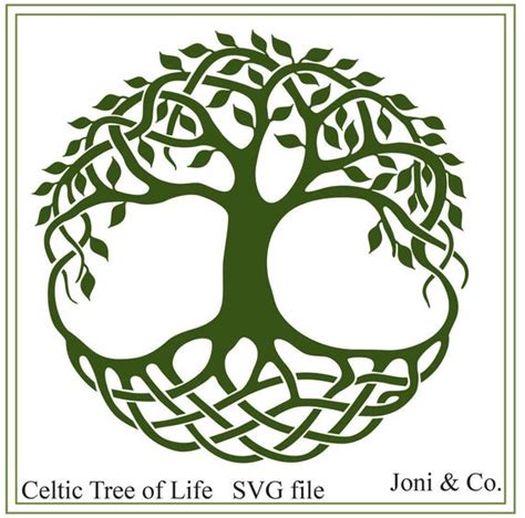 Tree Of Life Celtic Knot Background