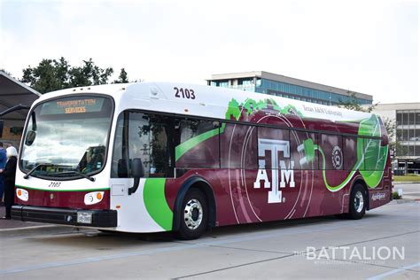 A&M debuts first all-electric buses - The Battalion