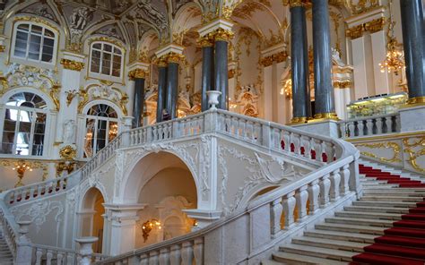 Hermitage Museum, St Petersburg Inside Hermitage Stairs 079512 ...