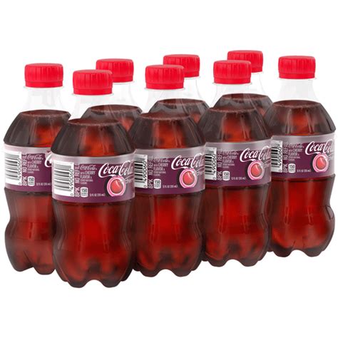 Coca-Cola Cherry Bottles, 12 fl oz, 8 Pack | Soft Drinks | Chief Markets