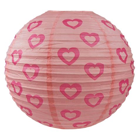 Pink Hearts Girls Lantern Childrens Bedroom Paper Lamp Shade Pendant | eBay