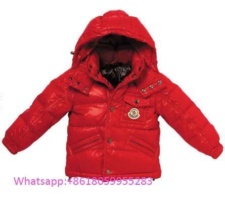 Moncler Kids Down jacket Moncler Kids Jacket-red 012345-1494 Whatsapp:86 18059955283